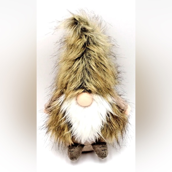 Steinar Other - Steinar Fuzzy Hairy Gnome 12" Faux Fur Beard Hat Handmade Stuffed Plush